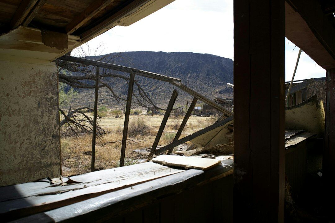 abandoned house exterior